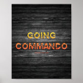SlipperyJoe's gaat commando duikbar energie grit Poster (Voorkant)