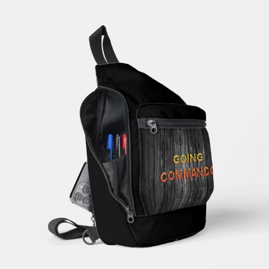 SlipperyJoe's gaat commando duikbar energie grit Sling Bag (Open)