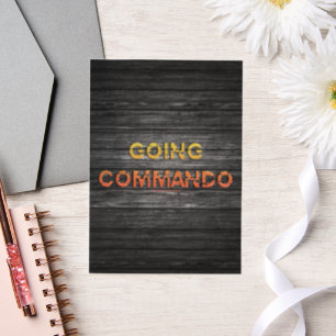 SlipperyJoe's gaat commando duikbar energie grit Vellum Uitnodigingen