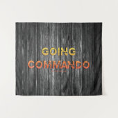 SlipperyJoe's gaat commando duikbar energie grit Wandkleed (Voorkant (horizontaal))