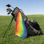 SlipperyJoe's gay pride vlag regenboog kleuren str Golfhanddoek (Groen)