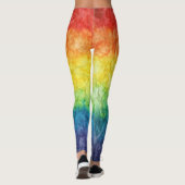 SlipperyJoe's gay pride vlag regenboog kleuren str Leggings (Achterkant)