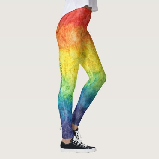 SlipperyJoe's gay pride vlag regenboog kleuren str Leggings (Rechts)