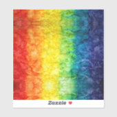 SlipperyJoe's gay pride vlag regenboog kleuren str Sticker (Vel)