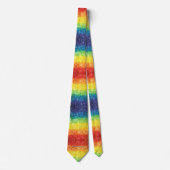 SlipperyJoe's gay pride vlag regenboog kleuren str Stropdas (Voorkant)