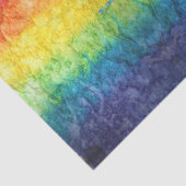 SlipperyJoe's gay pride vlag regenboog kleuren str Tissuepapier (Detail)