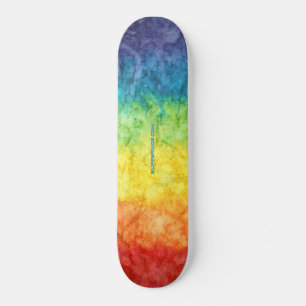 SlipperyJoe's gay pride vlag regenboog kleuren tie Persoonlijk Skateboard