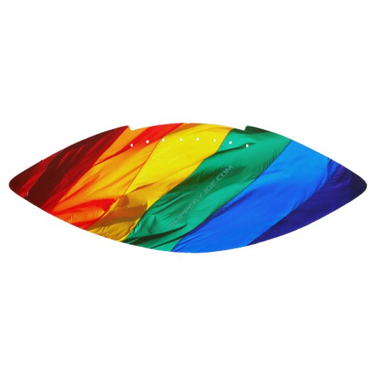 SlipperyJoe's gay pride vlag zwaaien trots kleuren American Football (Paneel)