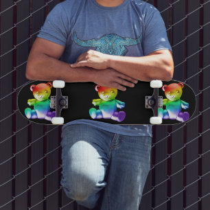 SlipperyJoe's geborsteld metalen teddybeer gladde Persoonlijk Skateboard