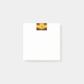 SlipperyJoe's gele softbal vuurbal vlammen rasp Post-it® Notes (Voorkant)