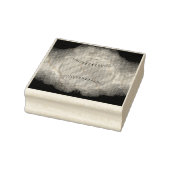 SlipperyJoe's gele softbal vuurbal vlammen rasp Rubberstempel (Stempel)