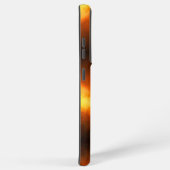 SlipperyJoe's gele softbal vuurbal vlammen rasp Samsung Galaxy Hoesje (Rechterkant)