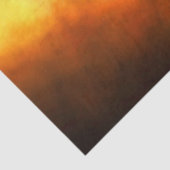 SlipperyJoe's gele softbal vuurbal vlammen rasp Tissuepapier (Detail)