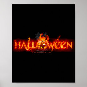 SlipperyJoe's Gelukkig Halloween pompoen LGBTQIA v Poster