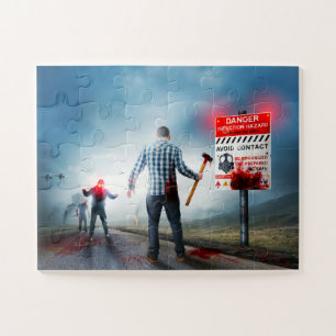 SlipperyJoe's gelukkige Halloween gloeiende ogen z Legpuzzel