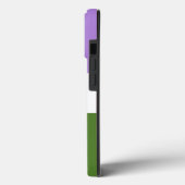 SlipperyJoe's genderqueer trotskleurenlavendelblen Case-Mate iPhone Case (Achterkant / Links)