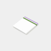 SlipperyJoe's genderqueer trotskyflag lavendelblen Post-it® Notes (Schuin)