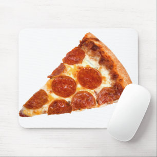 SlipperyJoe's gesneden pizza pepperoni kaas delici Muismat