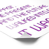 SlipperyJoe's gespannen woord voorbij toekomstig p Foto Afdruk (Hoek)