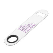 SlipperyJoe's gespannen woord voorbij toekomstig p Speed Flessenopener (Voorkant Gekanteld)