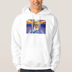 SlipperyJoe's gespierde man bult zes-pack gym trai Hoodie