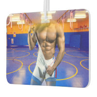 SlipperyJoe's gespierde man bult zes-pack gym trai