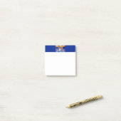 SlipperyJoe's gespierde man bult zes-pack gym trai Post-it® Notes (Op bureau)
