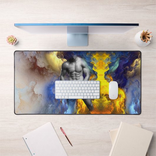 SlipperyJoe's gespierde man lichaamsbouw stomende  Bureaumat (Kantoor 1)