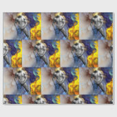 SlipperyJoe's gespierde man lichaamsbouw stomende  Cadeaupapier (Vlak)