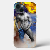 SlipperyJoe's gespierde man lichaamsbouw stomende Case-Mate iPhone Case (Achterkant)