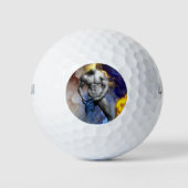 SlipperyJoe's gespierde man lichaamsbouw stomende  Golfballen (Voorkant)