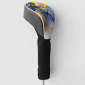 SlipperyJoe's gespierde man lichaamsbouw stomende  Golfheadcover (Schuin)