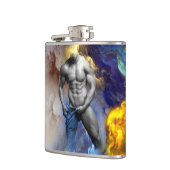 SlipperyJoe's gespierde man lichaamsbouw stomende  Heupfles (Links)