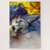 SlipperyJoe's gespierde man lichaamsbouw stomende  Legpuzzel (Verticaal)