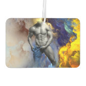 SlipperyJoe's gespierde man lichaamsbouw stomende  Luchtverfrisser (Achterkant)