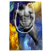 SlipperyJoe's gespierde man lichaamsbouw stomende  Medium Cadeauzakje (Voorkant)