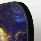 SlipperyJoe's gespierde man lichaamsbouw stomende  Pickleball Paddle (Links Detail)