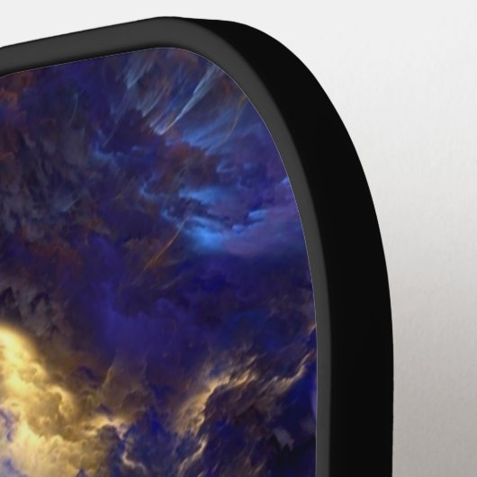 SlipperyJoe's gespierde man lichaamsbouw stomende  Pickleball Paddle (Links Detail)