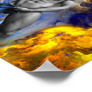 SlipperyJoe's gespierde man lichaamsbouw stomende  Poster