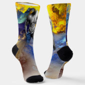 SlipperyJoe's gespierde man lichaamsbouw stomende  Sokken (Gebogen)