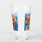 SlipperyJoe's gespierde man shirtloze borst 6-pack Glas (Links)