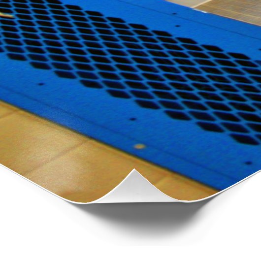 SlipperyJoe's gespierde man shirtloze borst 6-pack Perfect Poster (Hoek)