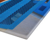 SlipperyJoe's gespierde man shirtloze borst 6-pack Snijplank (Hoek)