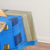 SlipperyJoe's gespierde man shirtloze borst 6-pack Tafelkleed (Voorbeeld)