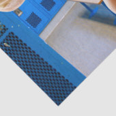 SlipperyJoe's gespierde man shirtloze borst 6-pack Tissuepapier (Detail)