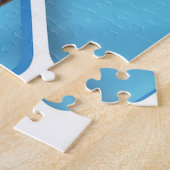 SlipperyJoe's gespierde man six-pack abs witte ond Legpuzzel (Zijkant)