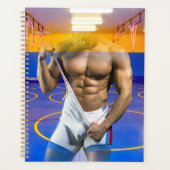 SlipperyJoe's gespierde man uitpuilende six-pack g Planner (Voorkant)