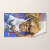 SlipperyJoe's gespierde man uitstulping six-pack s Bad Handdoek (Handdoek)