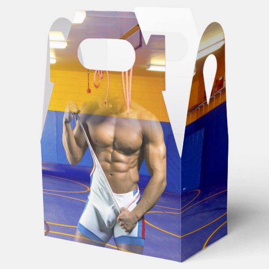 SlipperyJoe's gespierde man uitstulping six-pack s Bedankdoosjes (Geopend)