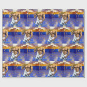 SlipperyJoe's gespierde man uitstulping six-pack s Cadeaupapier (Vlak)